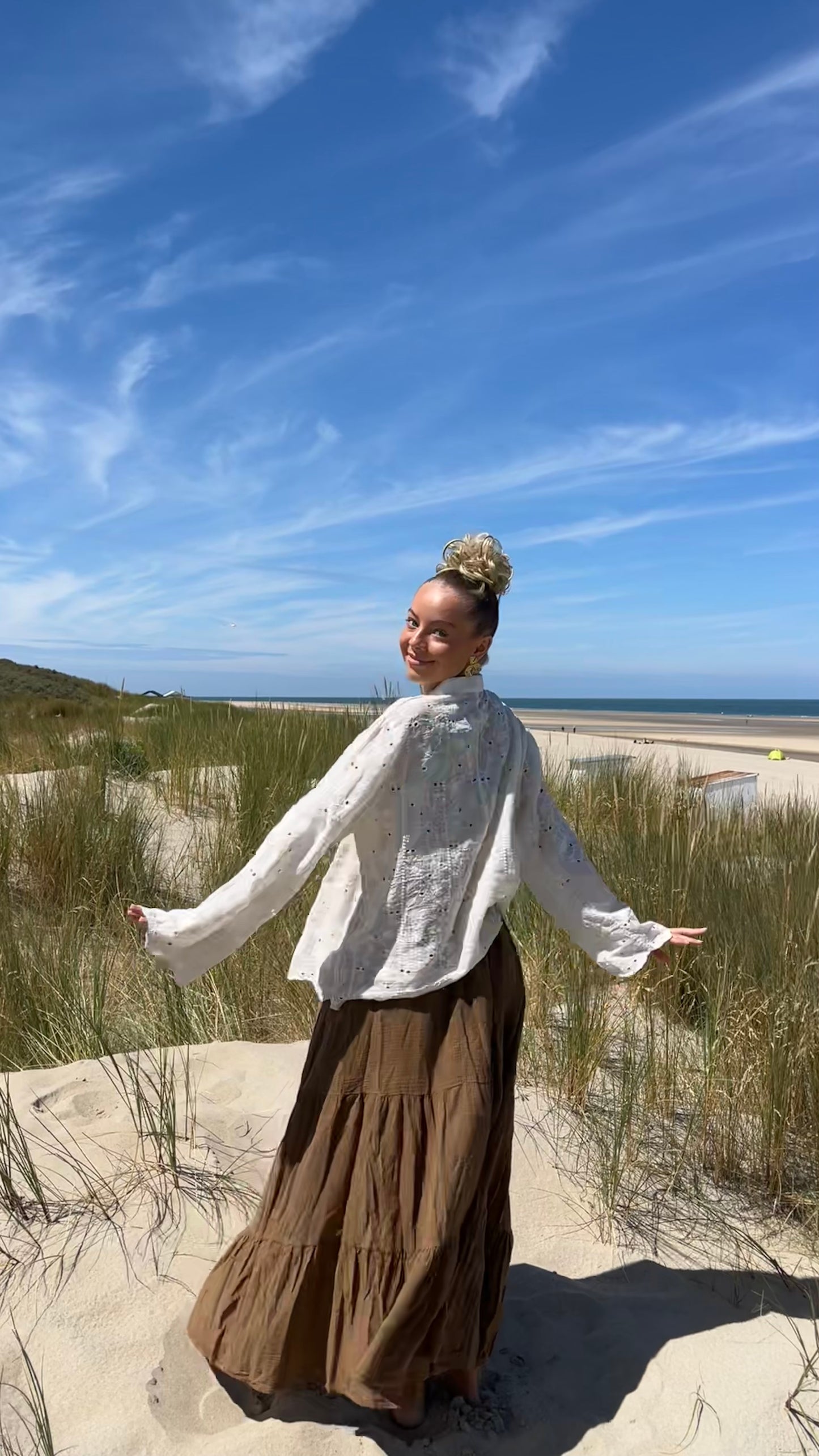 Bluse mit weiten Armen: Mindy