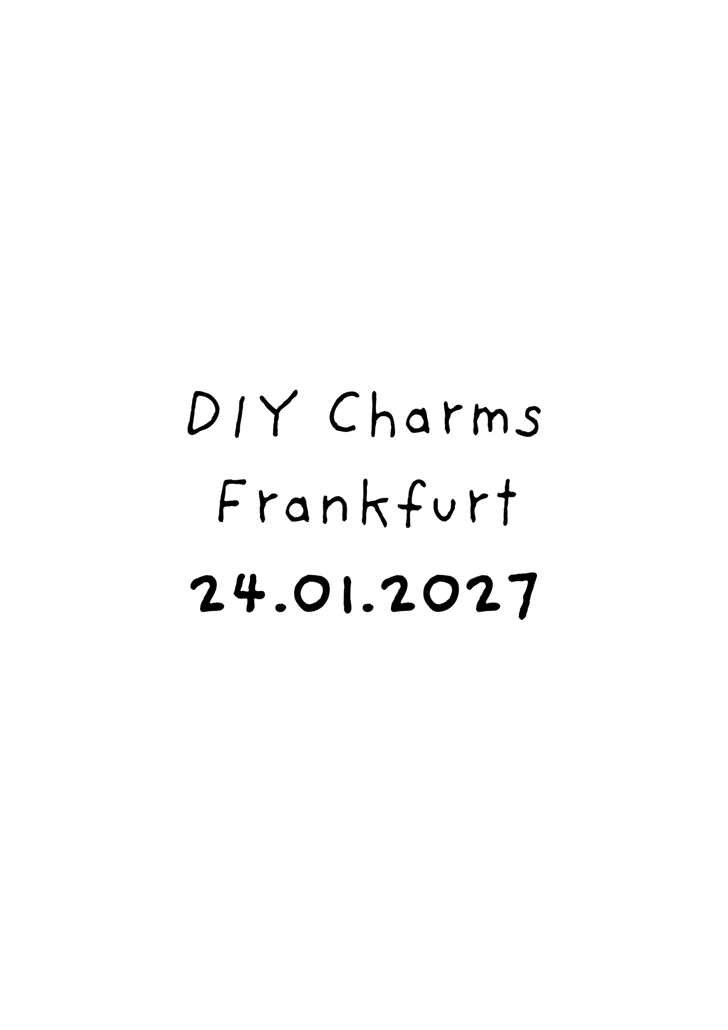 DIY Charms Workshop - 25hours Hotel Frankfurt The Goldman 24.01.2027 13 Uhr