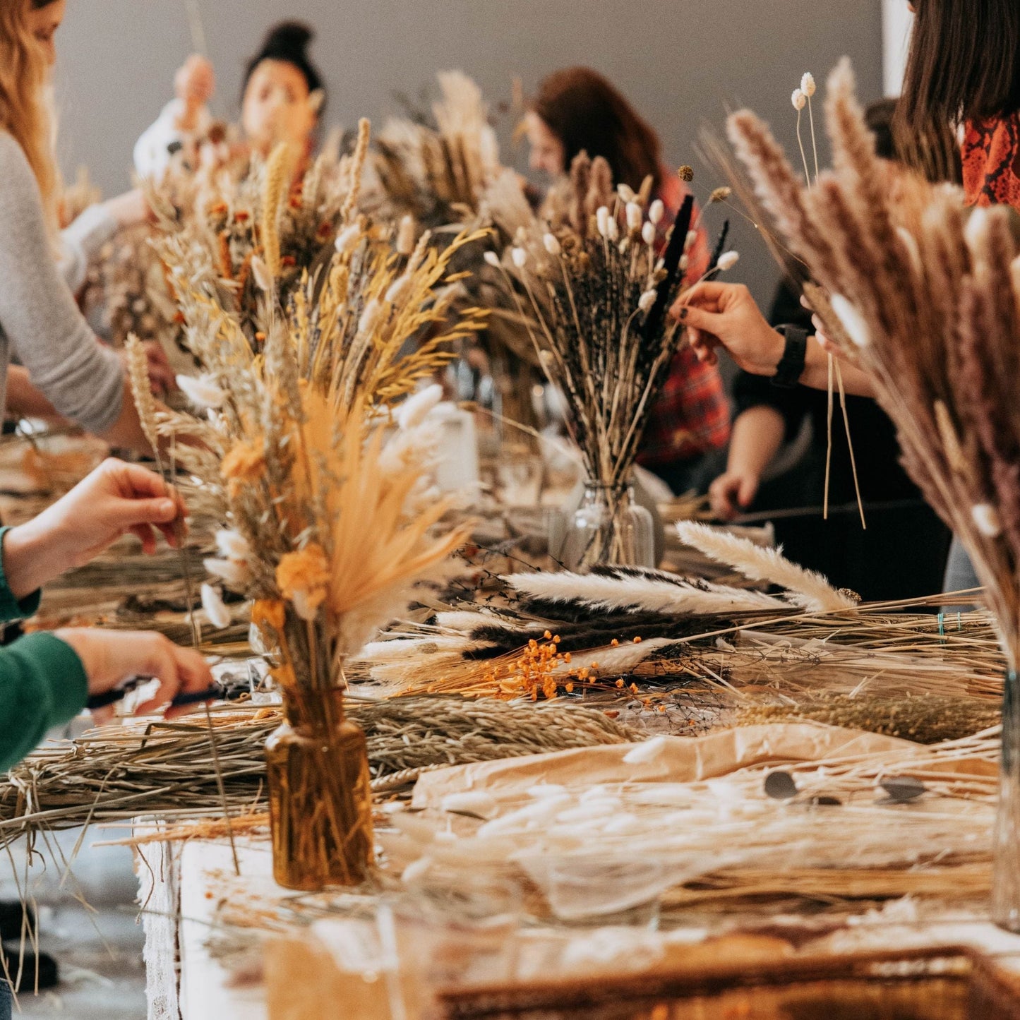 AFTERWORK - Trockenblumenbouquet Workshop SPACES Düsseldorf 14.12.2023 18 Uhr