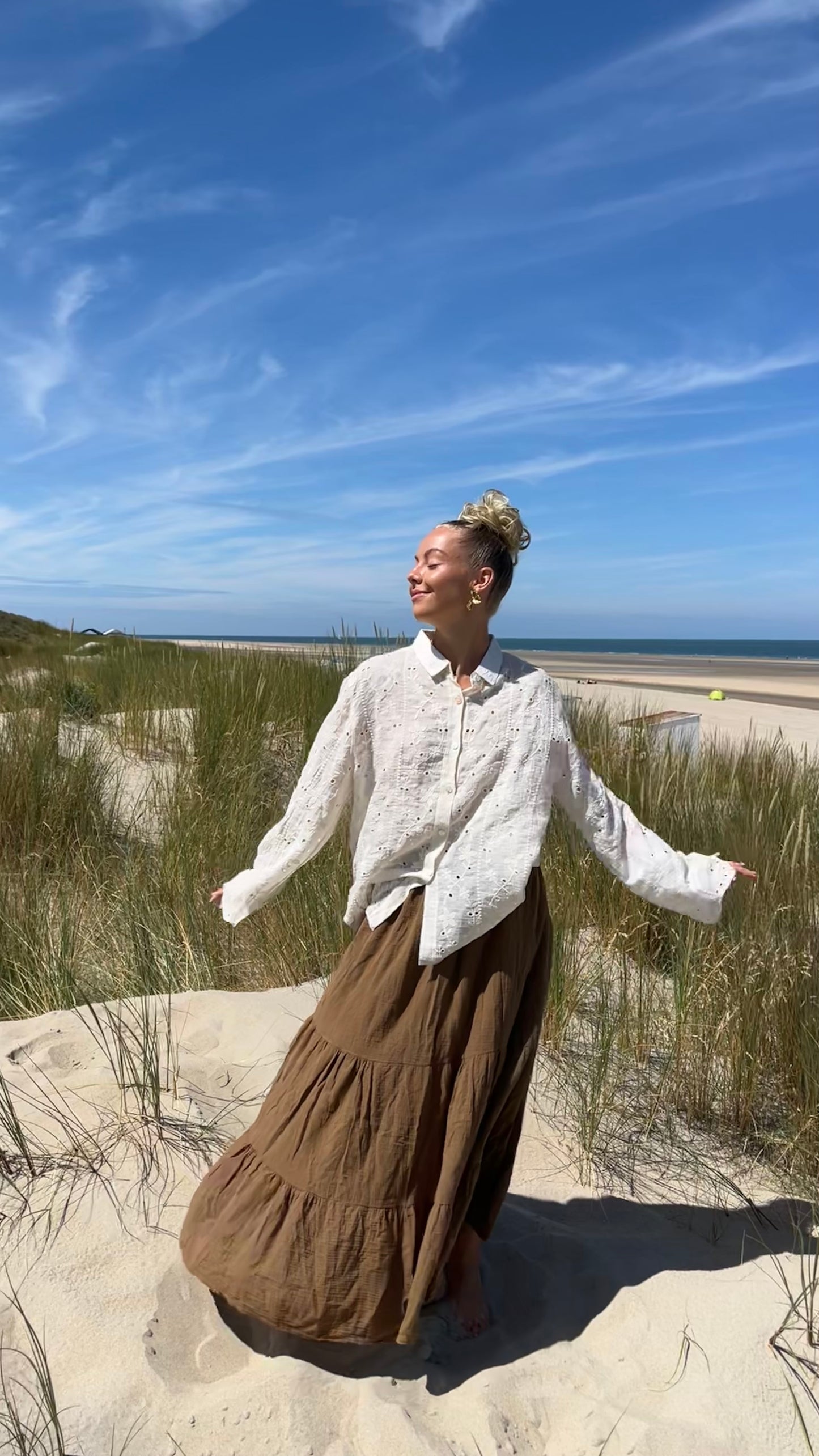 Bluse mit weiten Armen: Mindy