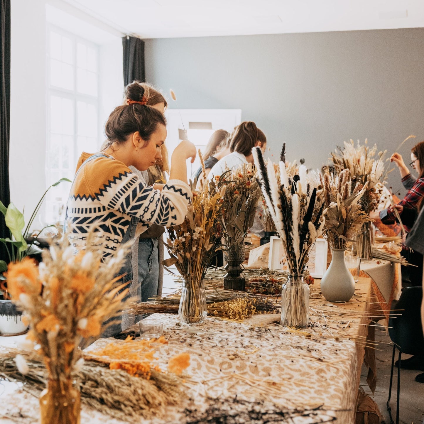 AFTERWORK - Trockenblumenbouquet Workshop SPACES Köln 12.10.2023 18 Uhr