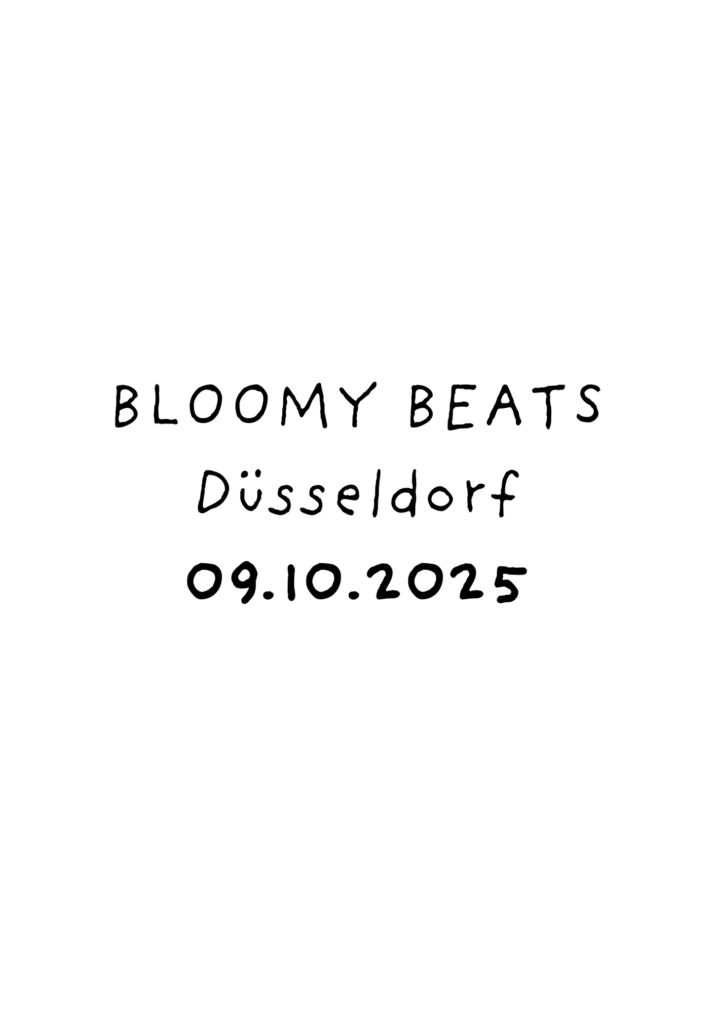 BLOOMY BEATS - Trockenblumenbouquet Workshop 25hours Hotel Düsseldorf Das Tour 09.10.2025 19 Uhr