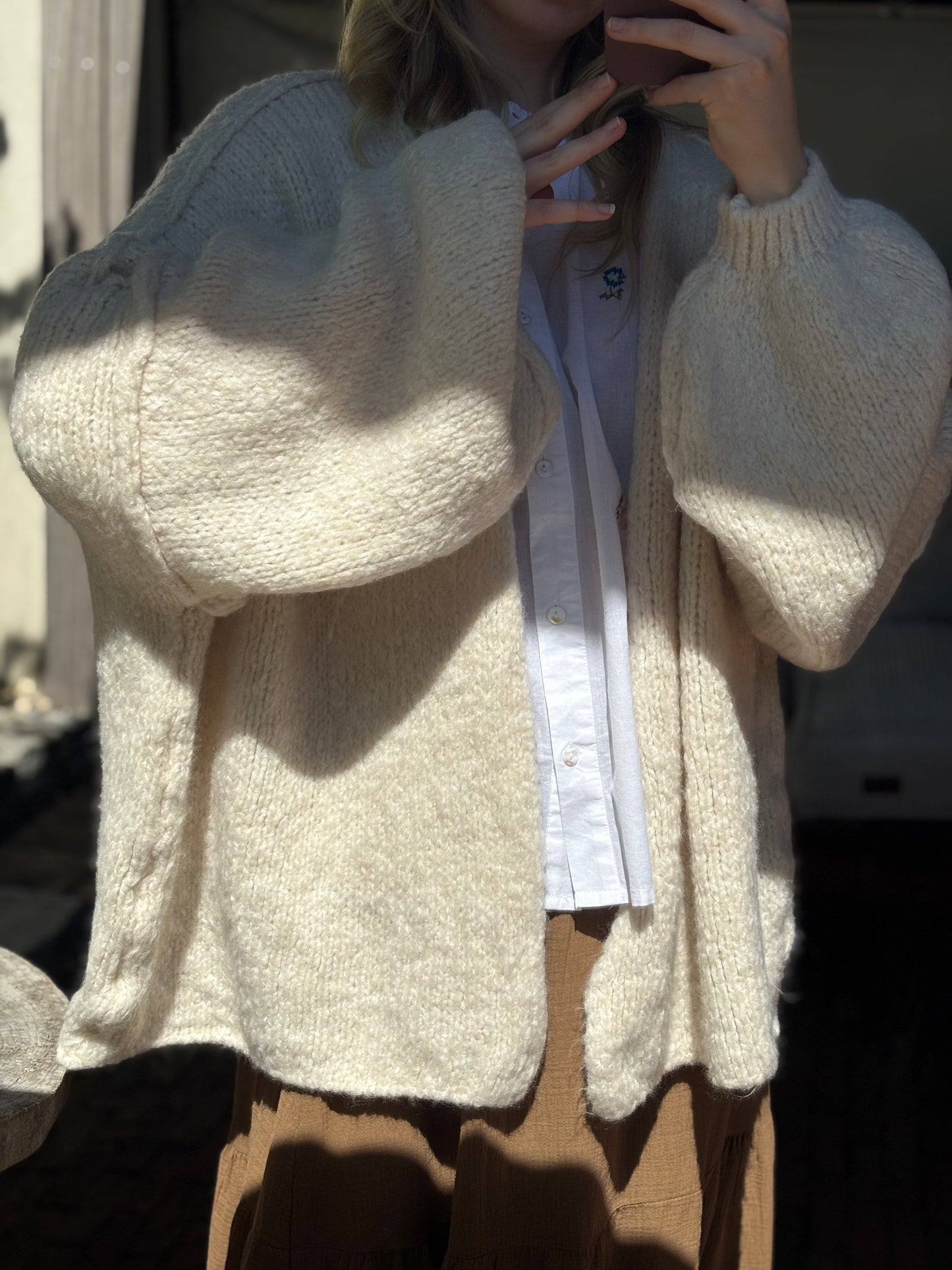 Oversize-Cardigan: Polly versch. Farben