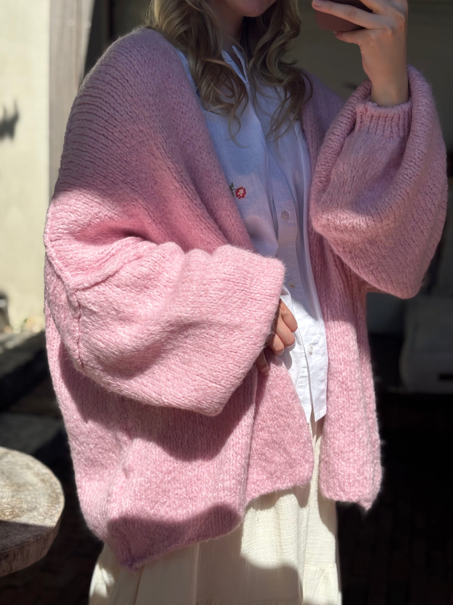 Oversize-Cardigan: Polly versch. Farben