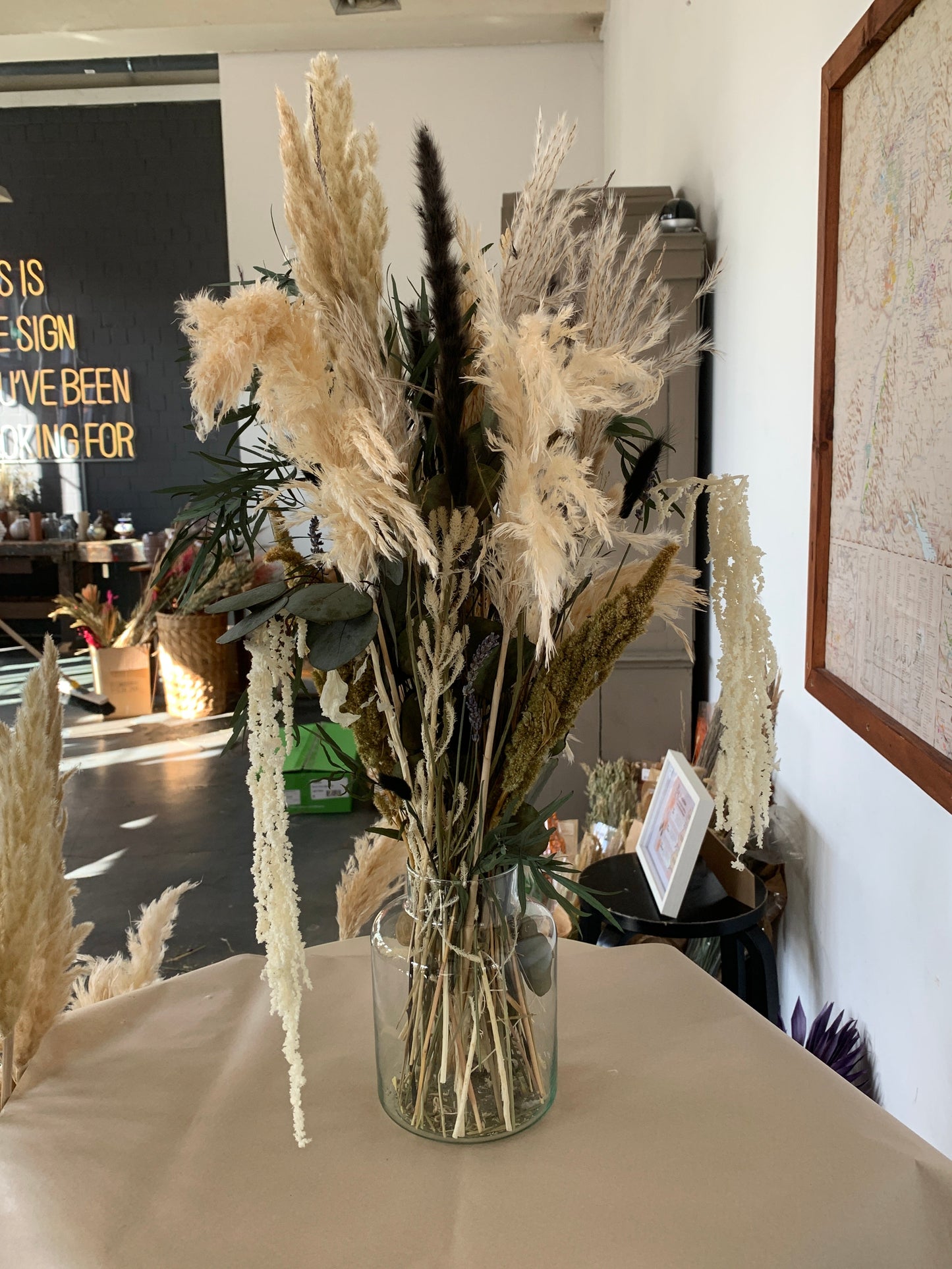 FLOWER POWER HOUR - Trockenblumenbouquet Workshop kalt.weiss.trocken. Duisburg 12.12.2023 18 Uhr