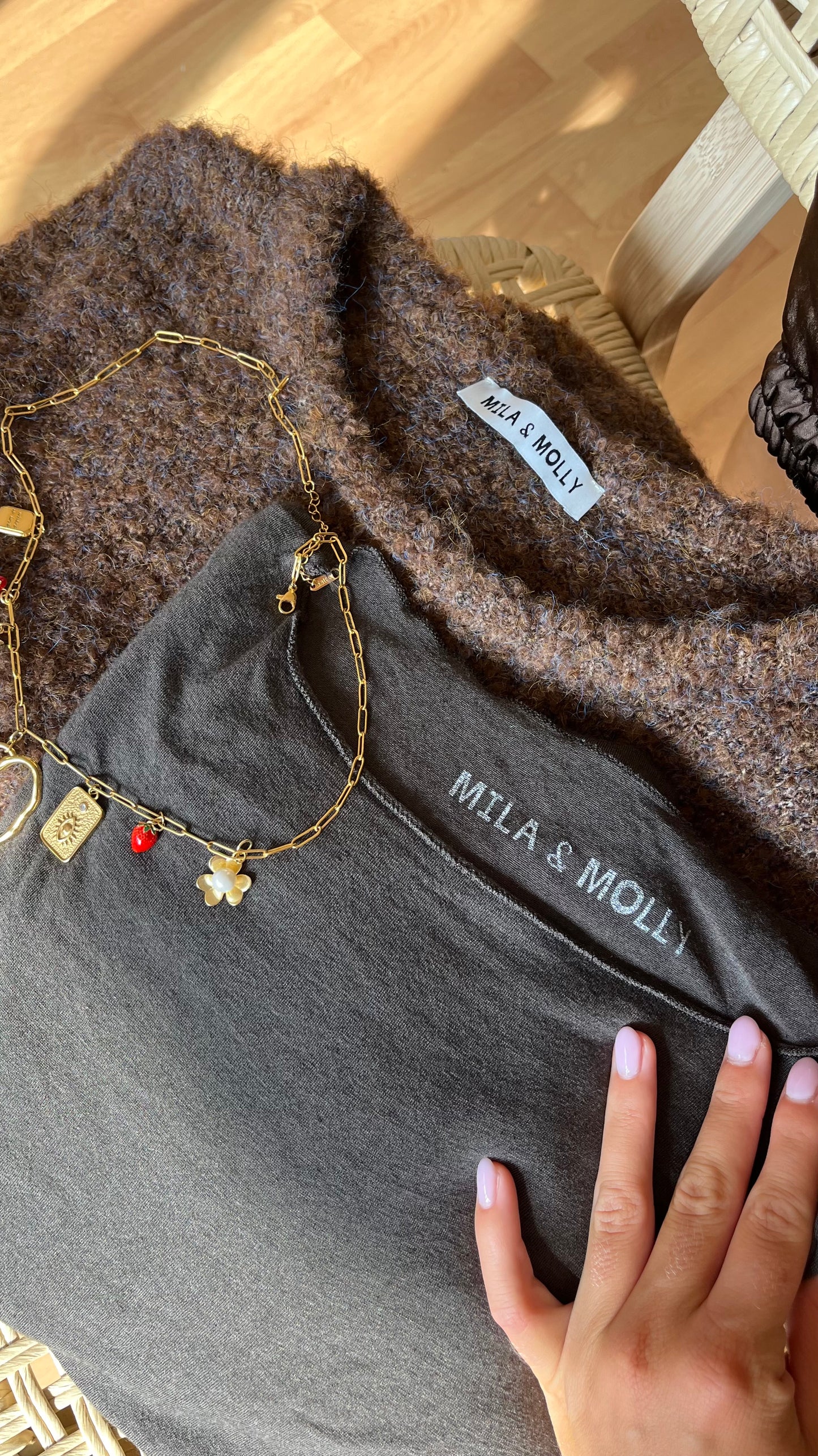 Longsleeve mit Kaschmiranteil: Alma