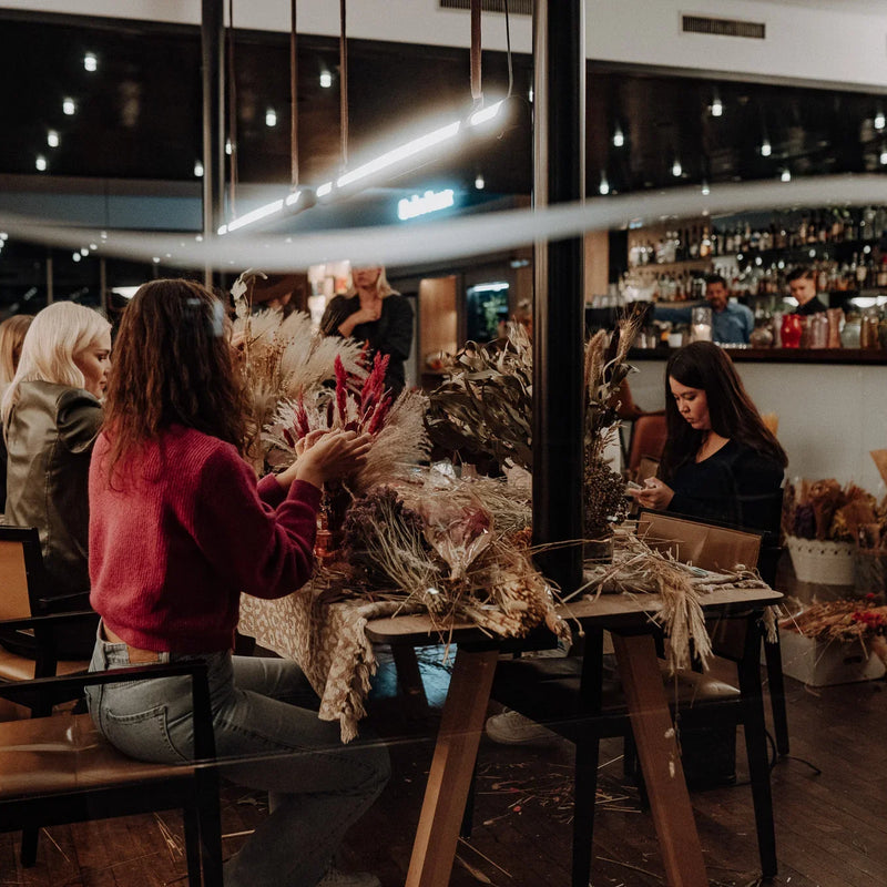 Trockenblumenworkshops