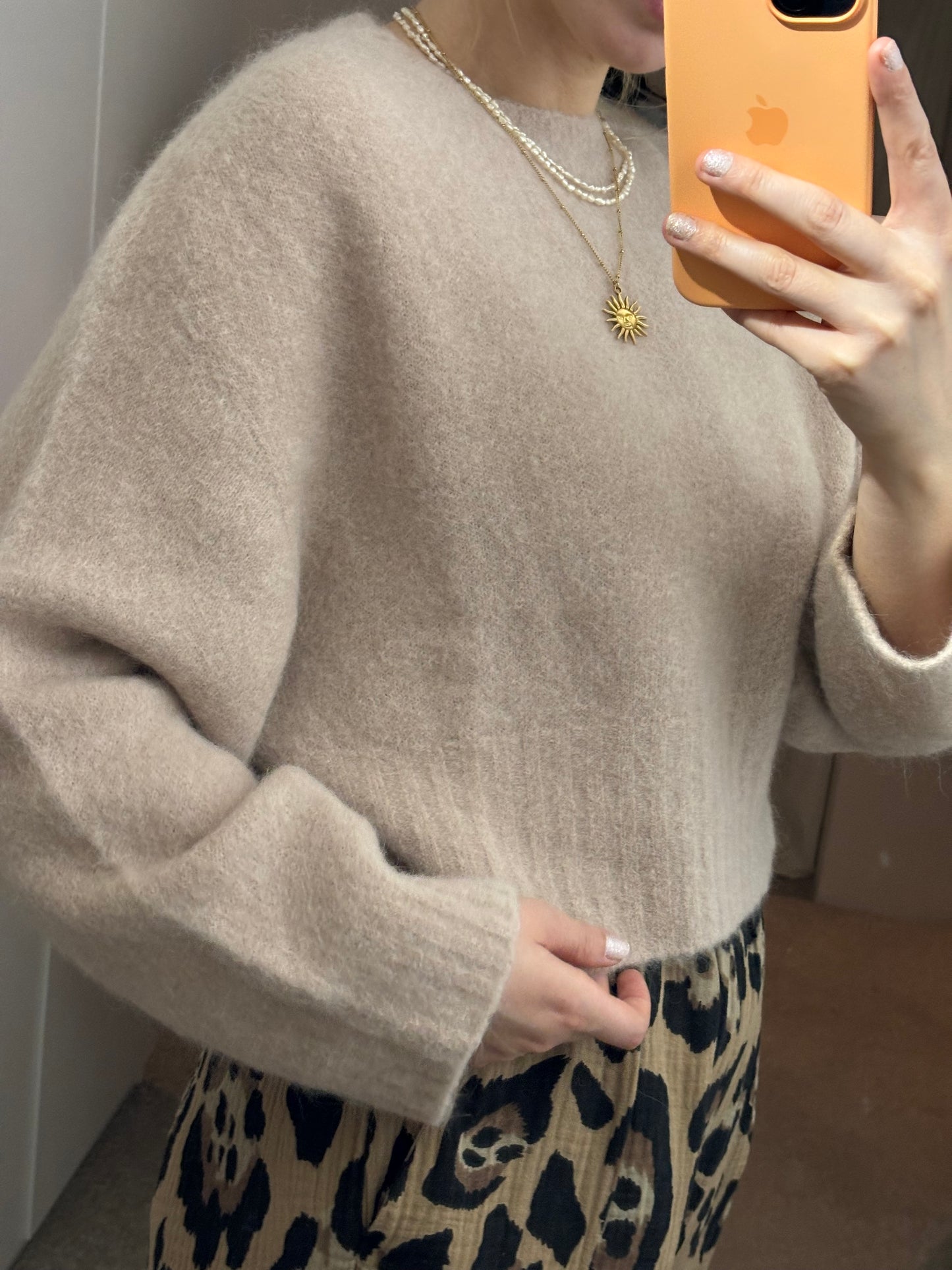 Cropped-Pullover: Luni