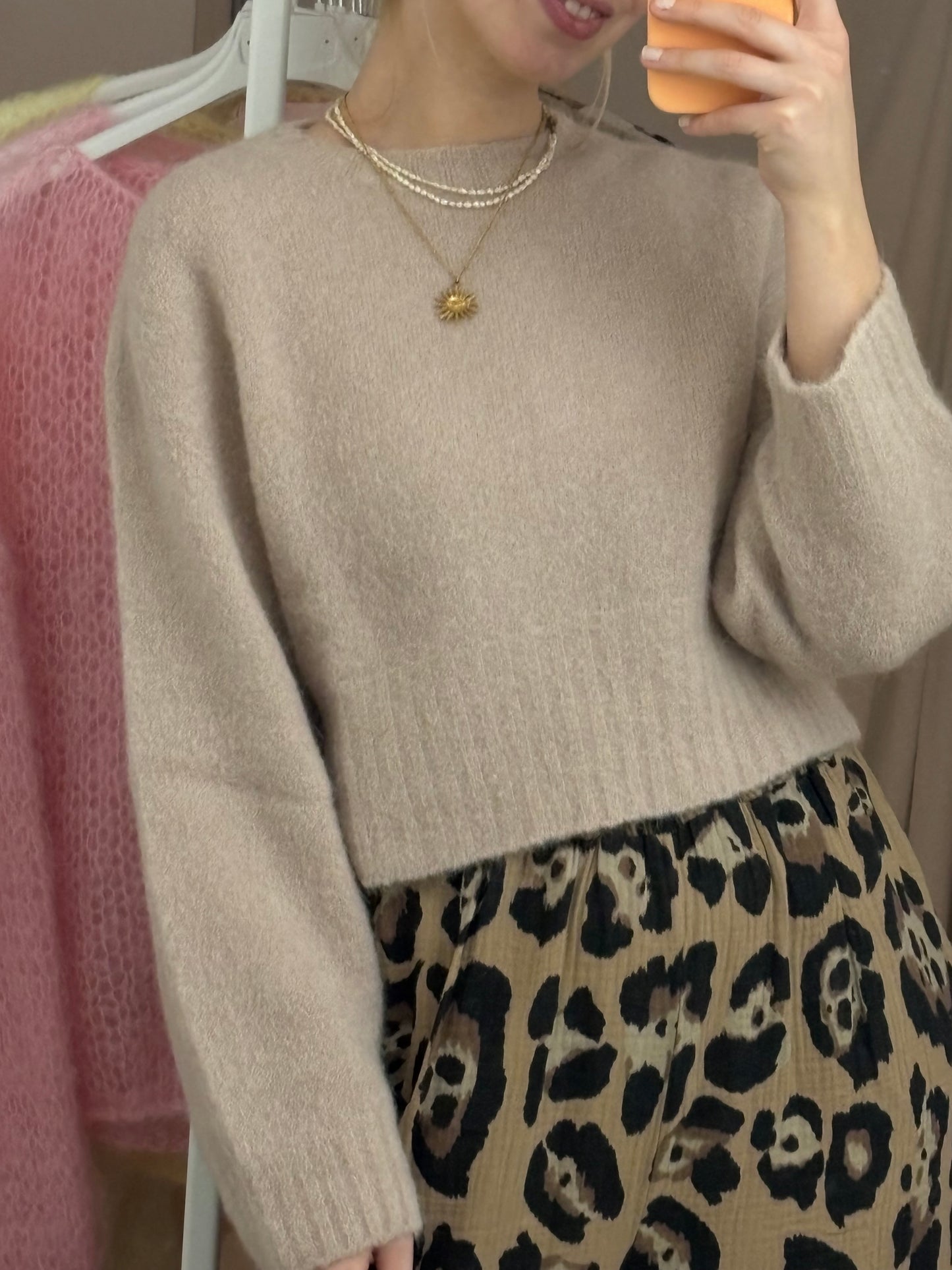 Cropped-Pullover: Luni