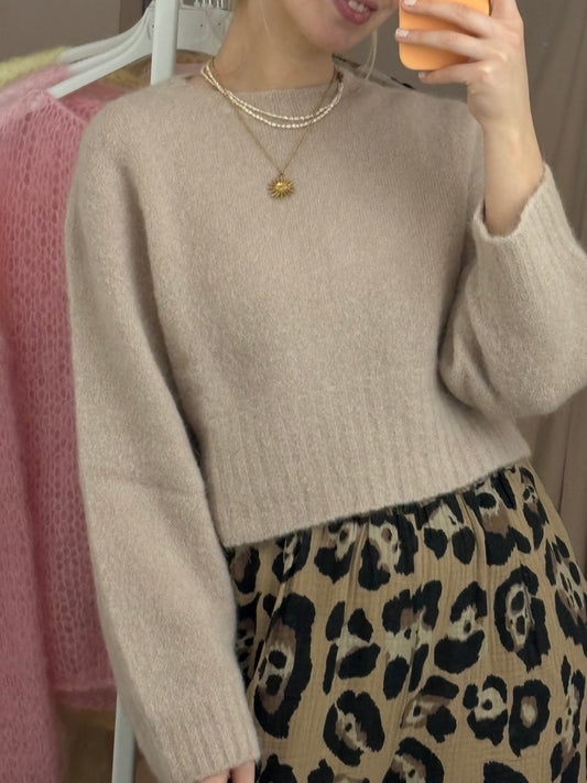 Cropped-Pullover: Luni