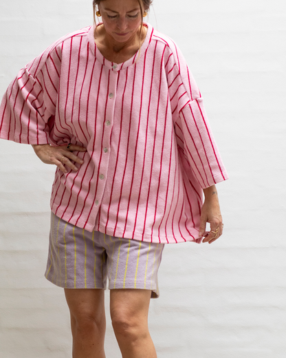 Frottee-Oversize-Hemd: Naram