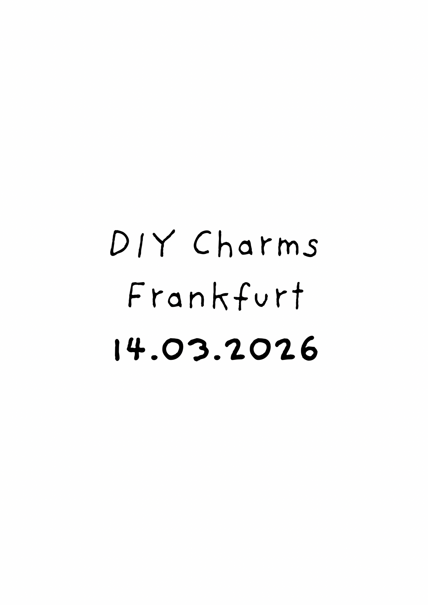 DIY Charms Workshop - 25hours Hotel Frankfurt The Goldman 14.03.2026 18 Uhr