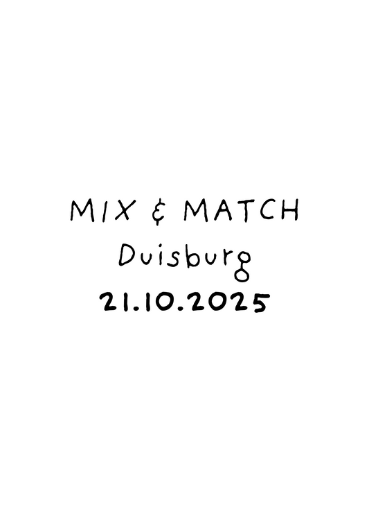 Mix & Match Kettenworkshop - kalt.weiss.trocken. Duisburg 21.10.2025 18 Uhr