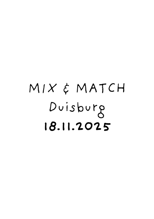 Mix & Match Kettenworkshop - kalt.weiss.trocken. Duisburg 18.11.2025 18 Uhr