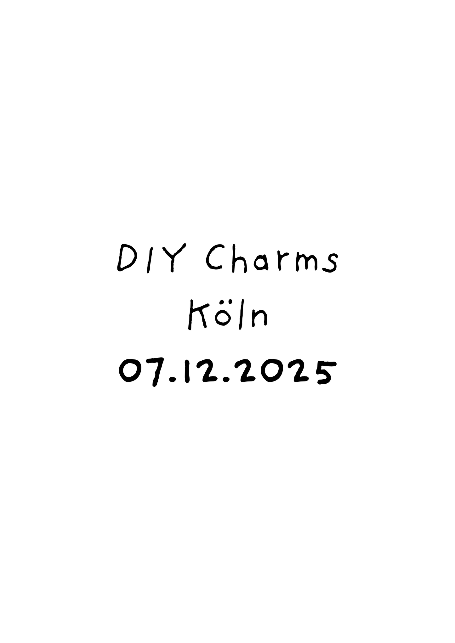 DIY Charms Workshop - Jim & June Café, Bar & Kitchen Köln 07.12.2025 15 Uhr