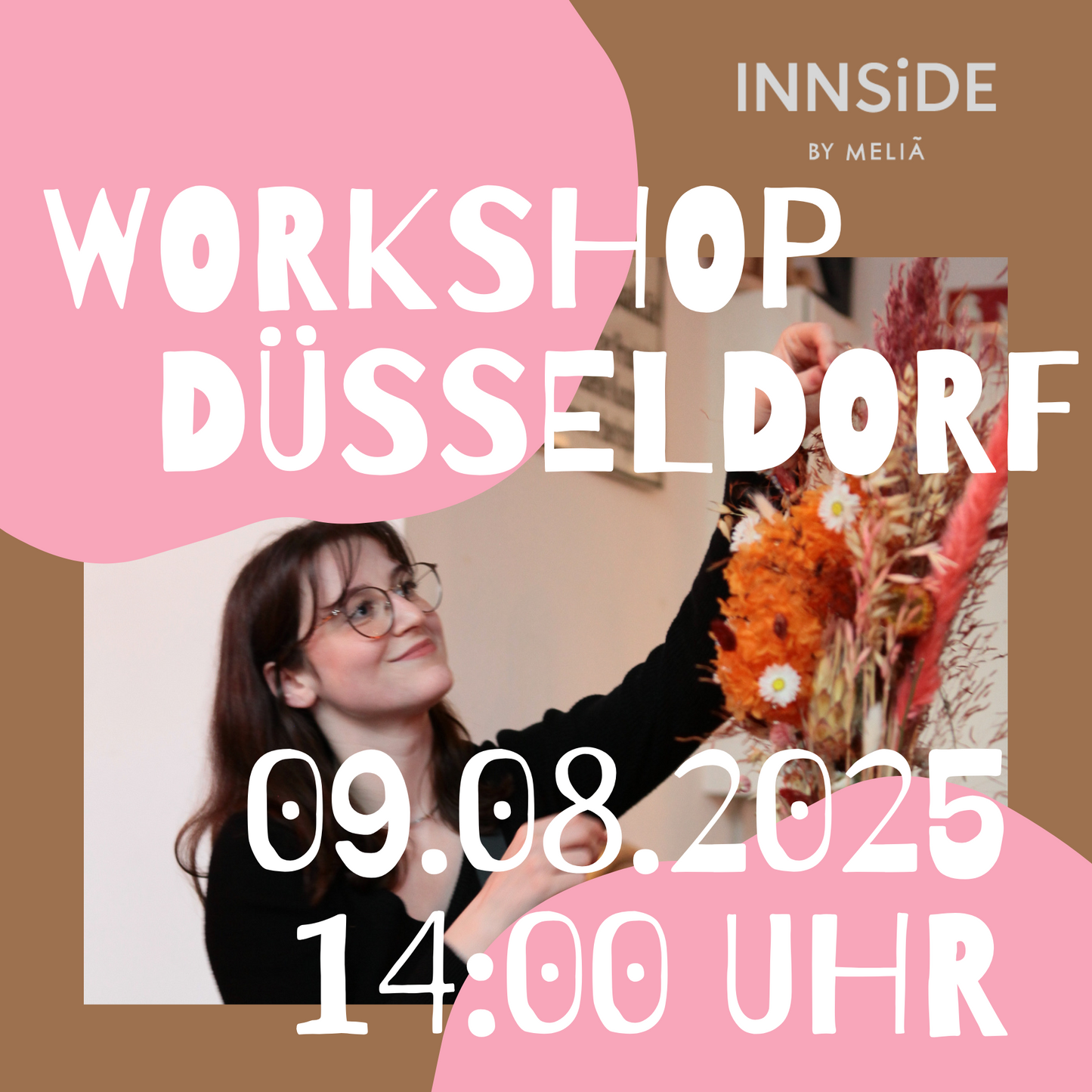 DAY WORKSHOP - Trockenblumenbouquet Workshop INNSIDE Am Seestern Düsseldorf 09.08.2025 14 Uhr