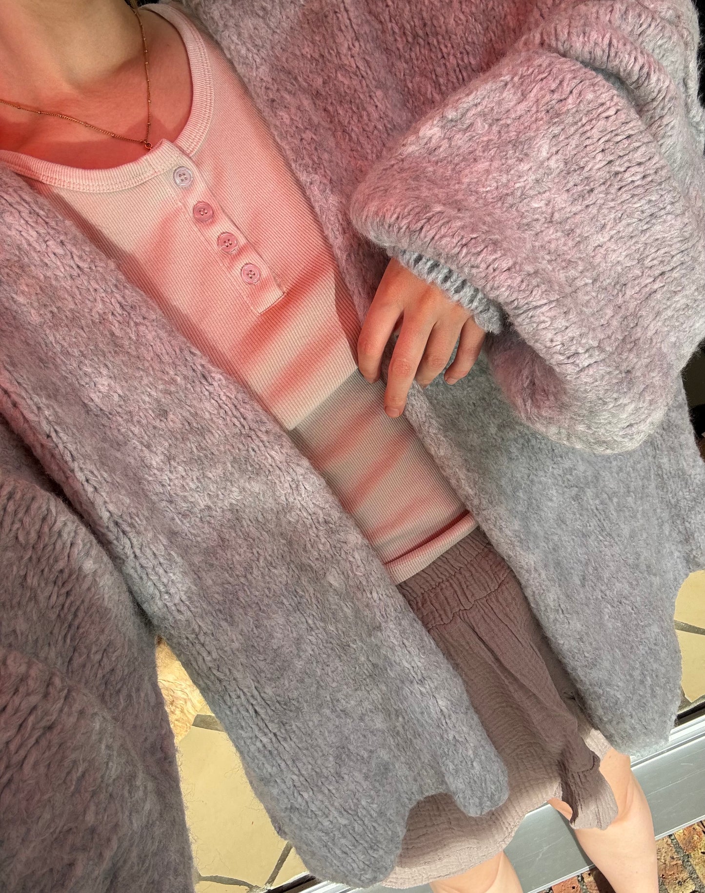 Oversize-Cardigan: Polly versch. Farben