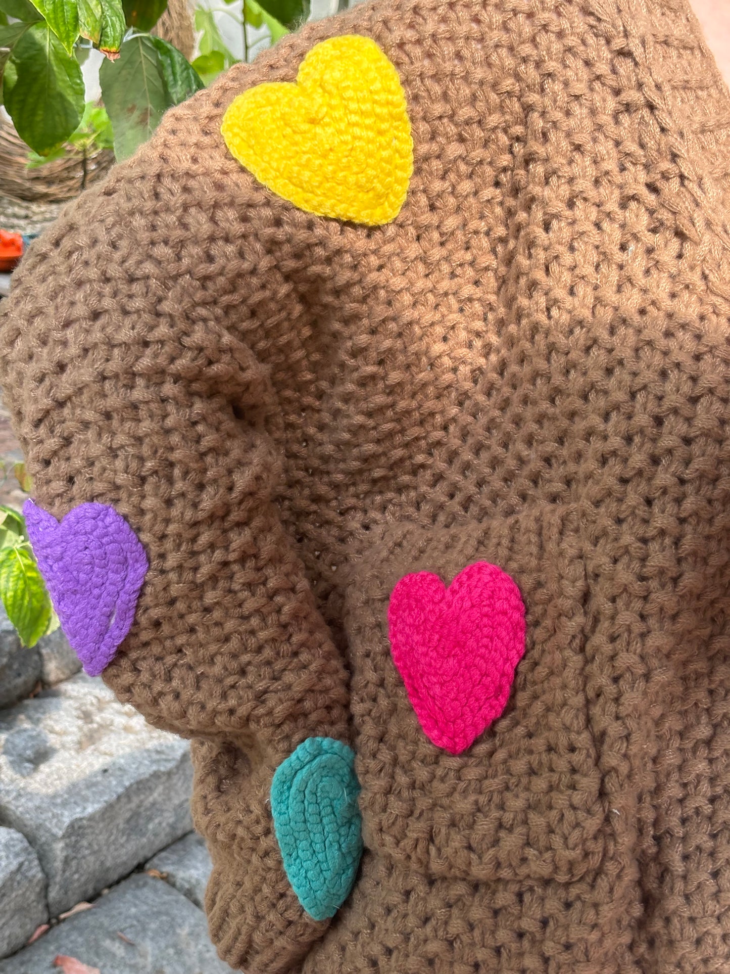 Handgemachter Cardigan: Sandy versch. Farben