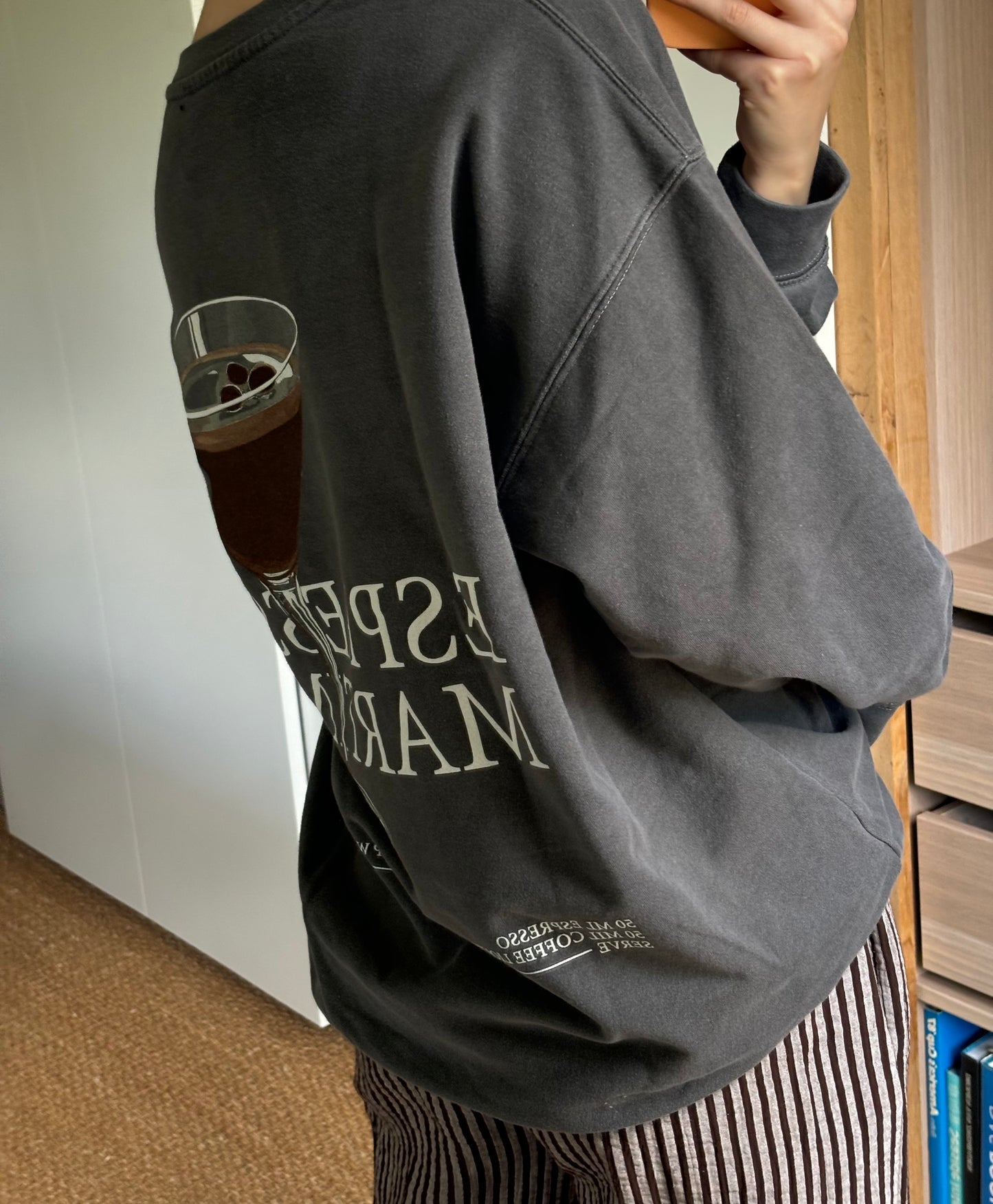 Ultra-Oversize-Sweatshirt: Espresso Martini