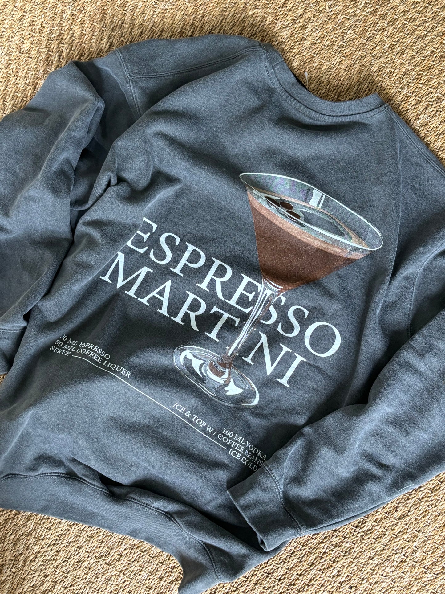 Ultra-Oversize-Sweatshirt: Espresso Martini