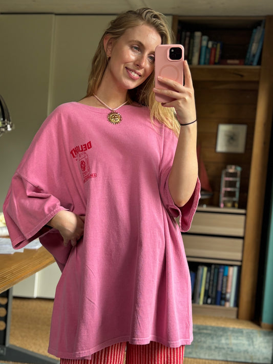 Ultra-Oversize-Shirt: Splash Of Happiness