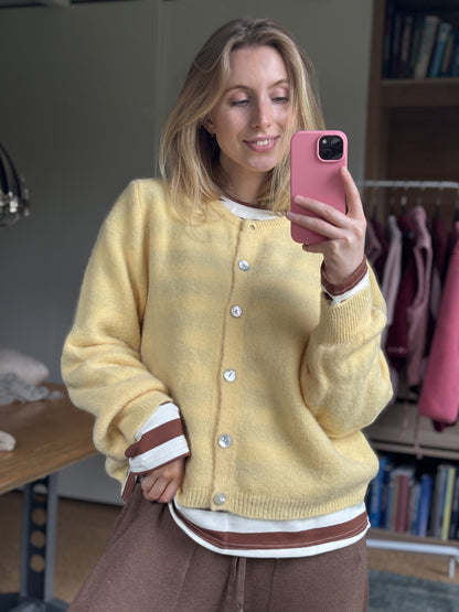 Strickjacke mit Alpakaanteil: Softlove