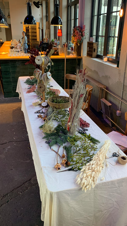 CHRISTMAS DIY - Mistelzweig Workshop kalt.weiss.trocken. Duisburg 30.11.2025 16 Uhr