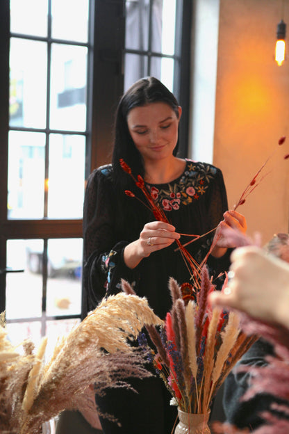 EVENING WORKSHOP - Trockenblumenbouquet Workshop 25hours Hotel Frankfurt The Goldman 08.11.2025 18:00 Uhr