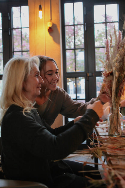 AFTERWORK - Trockenblumenbouquet Workshop SPACES Am Kennedydamm Düsseldorf 27.11.2025 18 Uhr