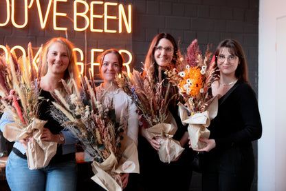 AFTERWORK - Trockenblumenbouquet Workshop SPACES Am Kennedydamm Düsseldorf 27.11.2025 18 Uhr
