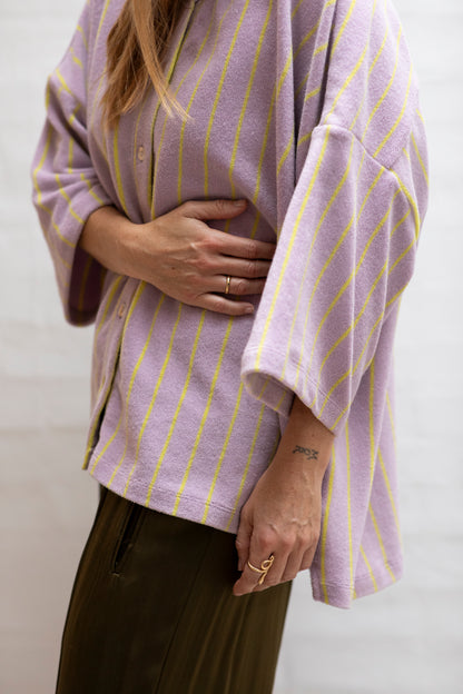 Frottee-Oversize-Hemd: Naram
