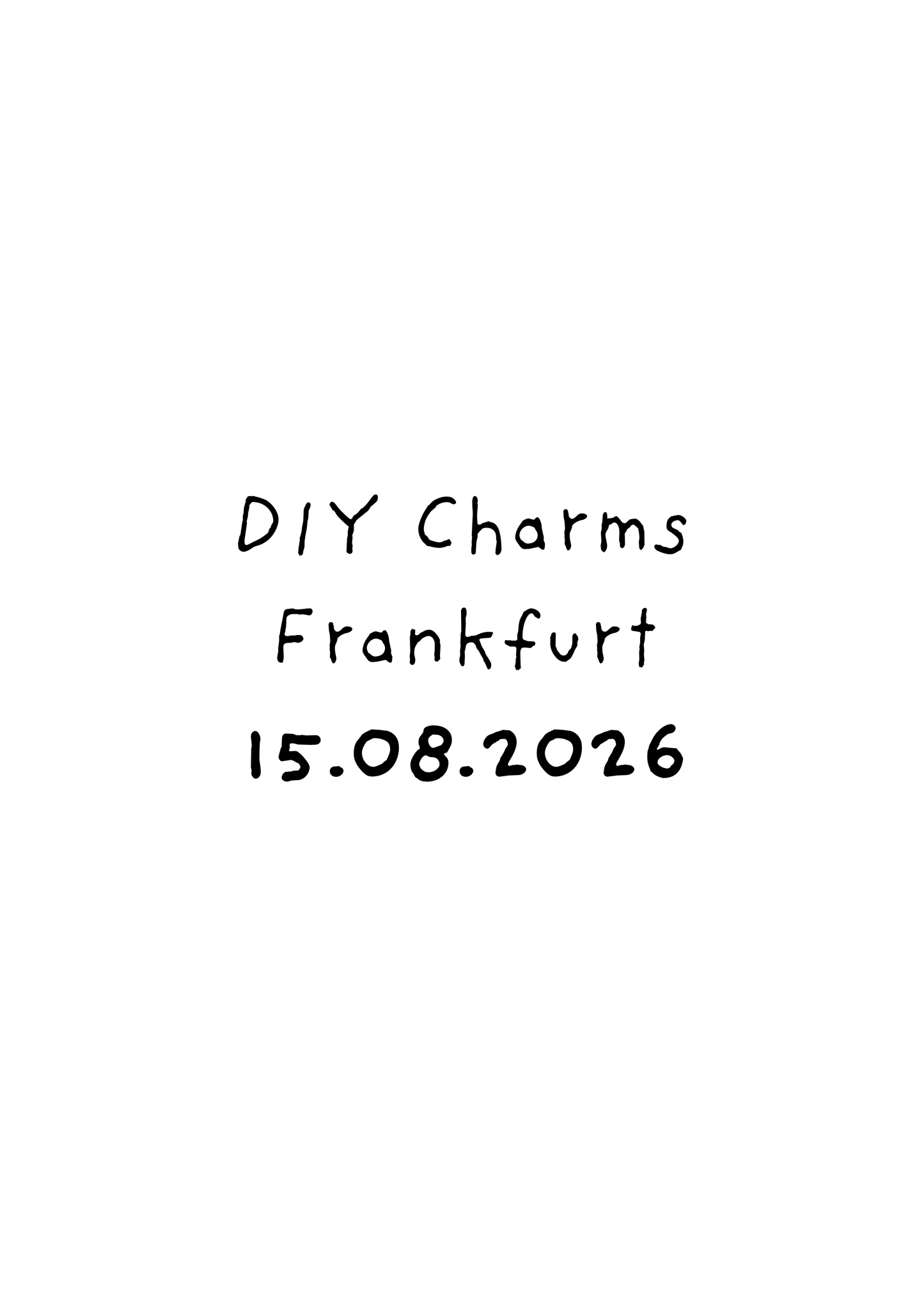DIY Charms Workshop - 25hours Hotel Frankfurt The Goldman 15.08.2026 14 Uhr
