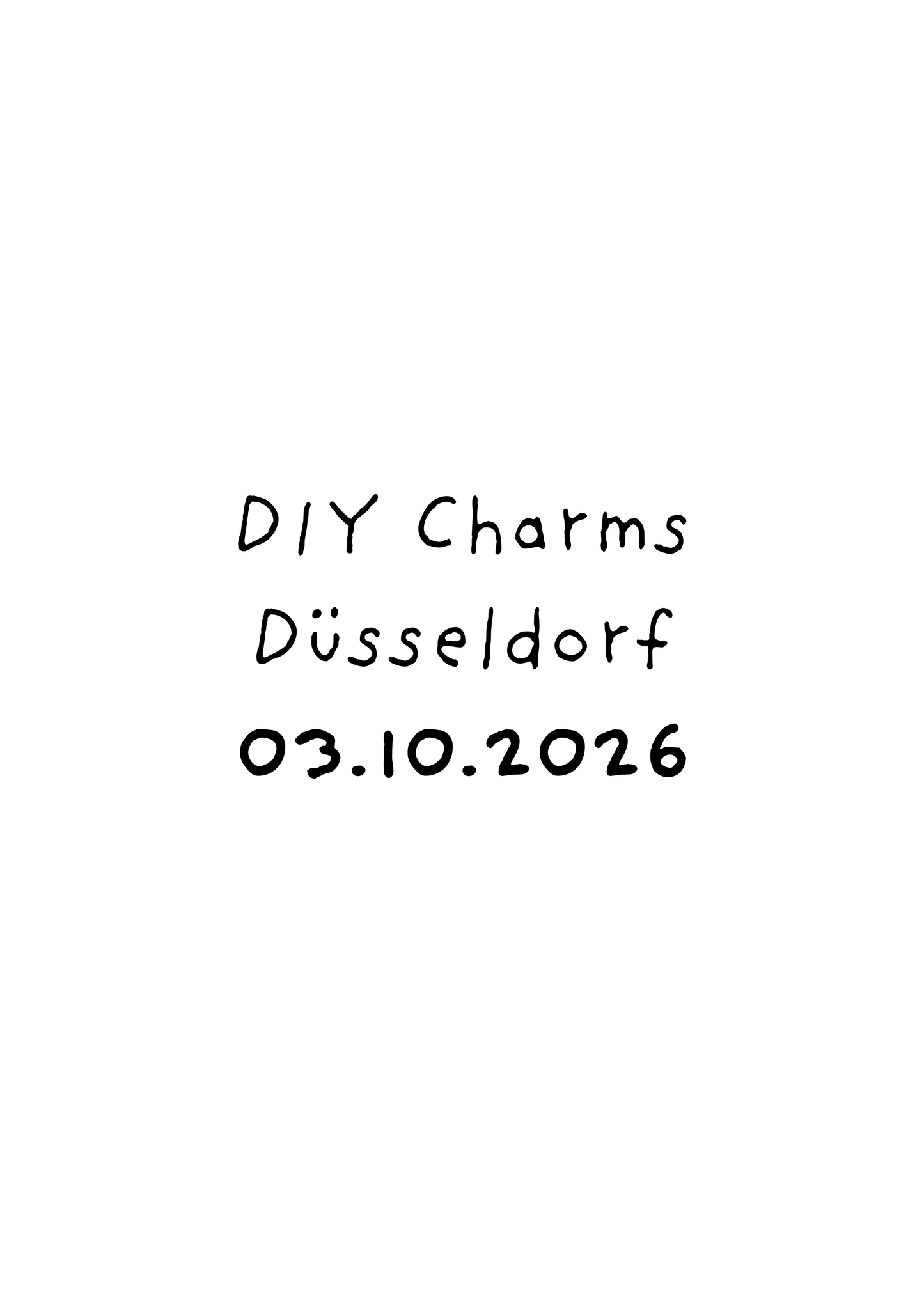 DIY Charms Workshop - INNSIDE Am Seestern Düsseldorf 03.10.2026 14 Uhr