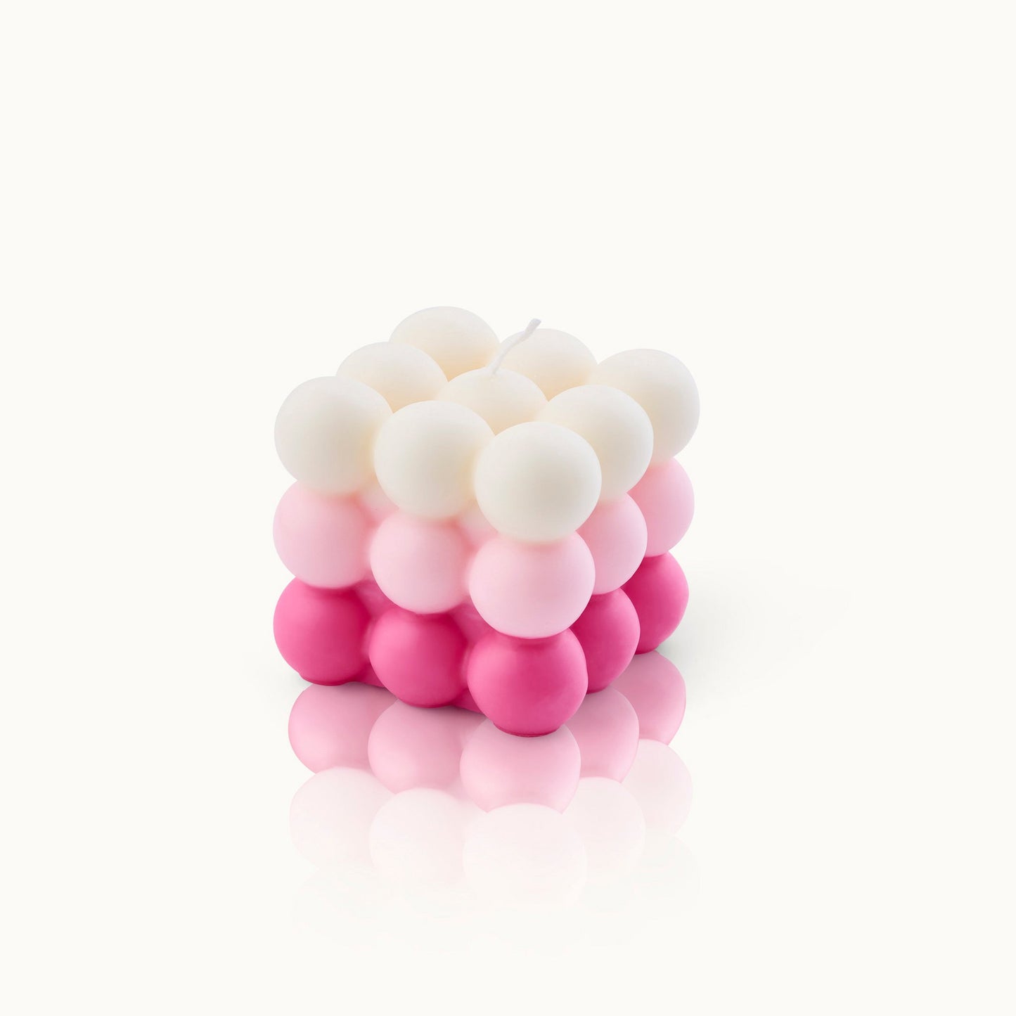 Bubble Kerze: Pinky